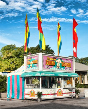 Kızarmış hamur stand