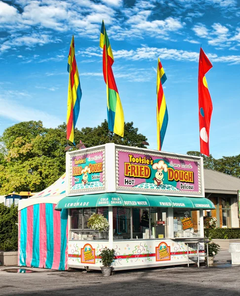 Fried dough stand — Stock Photo, Image