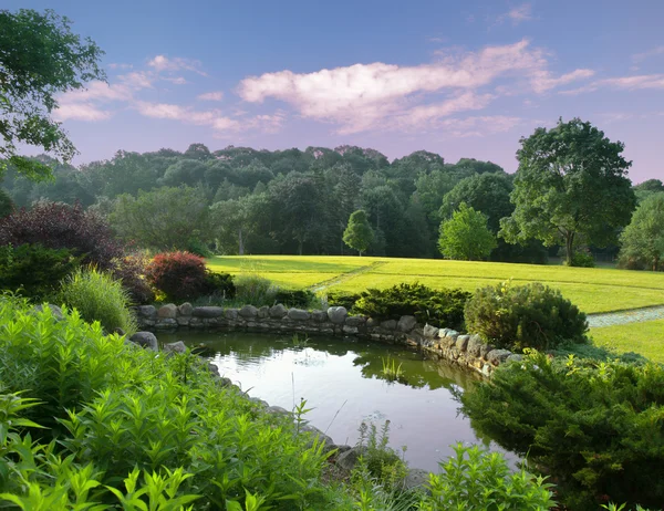 Rustig park — Stockfoto