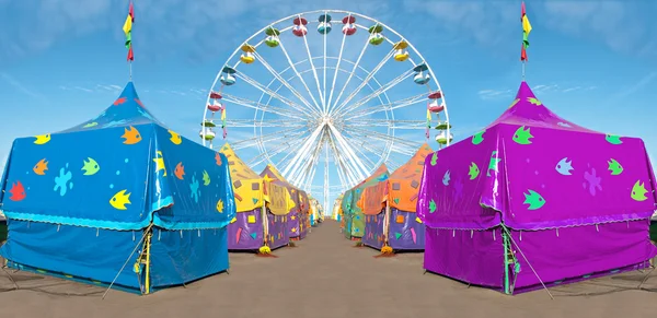 Carnival tents — Stock Photo, Image