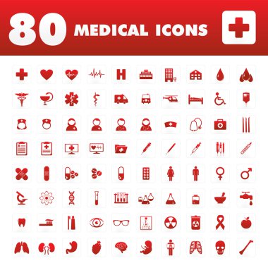 80 Medical icons