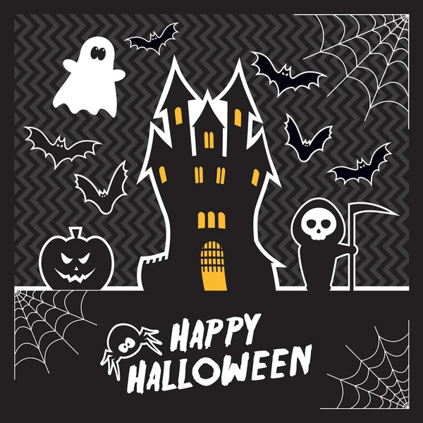 Vector halloween card — Stock Vector