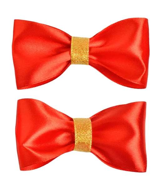 Red gift bows — Stock Photo, Image