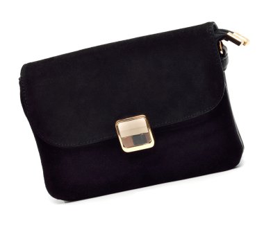 siyah süet kadın çanta