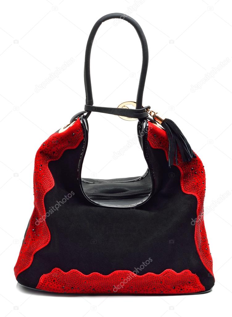 Suede women bag