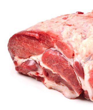 ham karşılamak üzerine beyaz izole