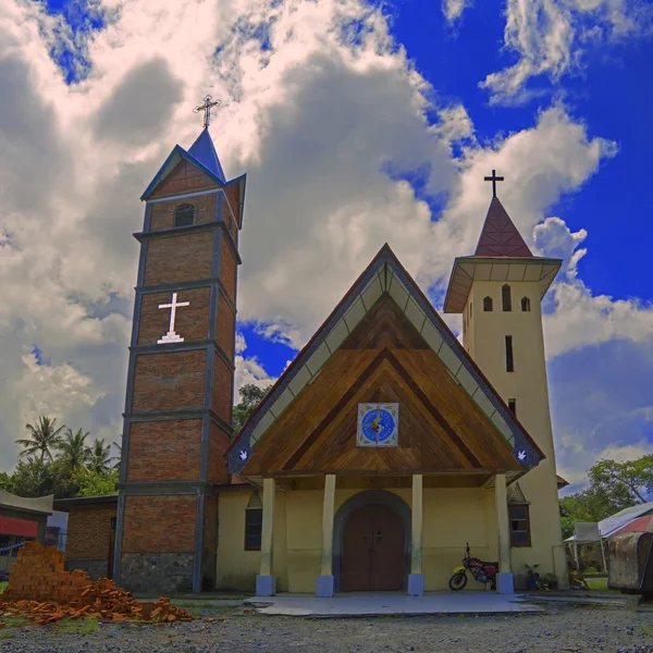 Église catholique Saint-François d'Assise sur l'île Samosir . — Photo