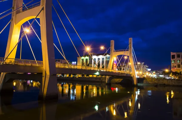 Bruggen van phan thiet city. — Stockfoto