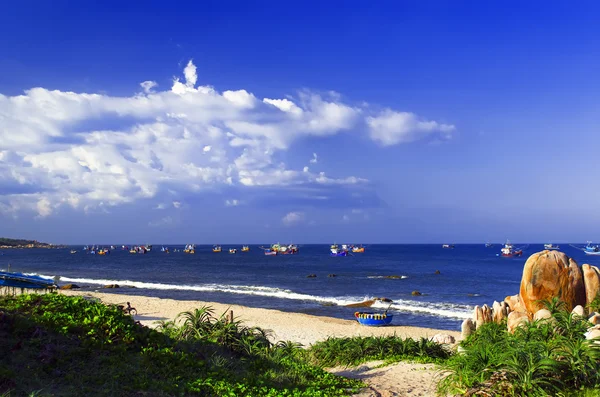 Pueblo de pesca Khe Ga . — Foto de Stock