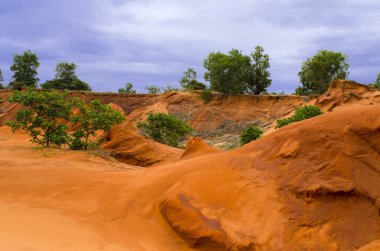 red canyon yakın alanı.