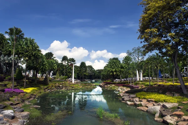 Nong nooch Gartenlandschaft. — Stockfoto