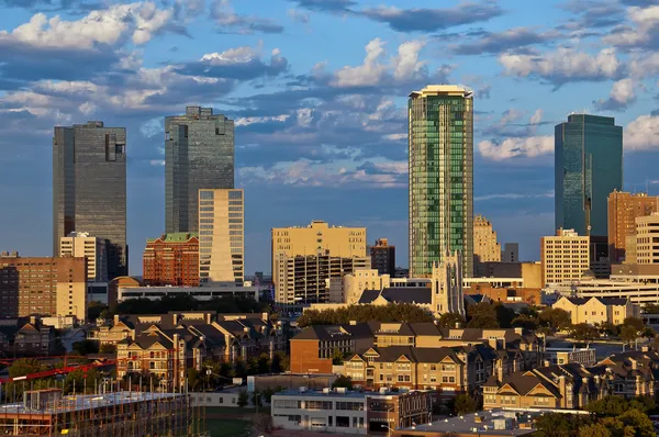 Cityscape of Fort Worth Texas — Stock Photo, Image