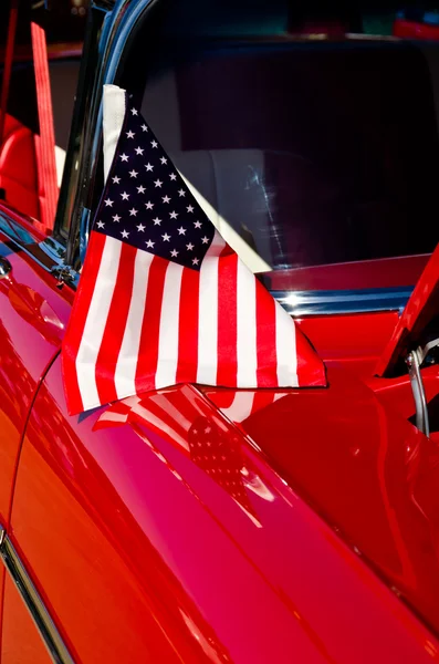 Patriotyczne amerykańską flagę — Zdjęcie stockowe