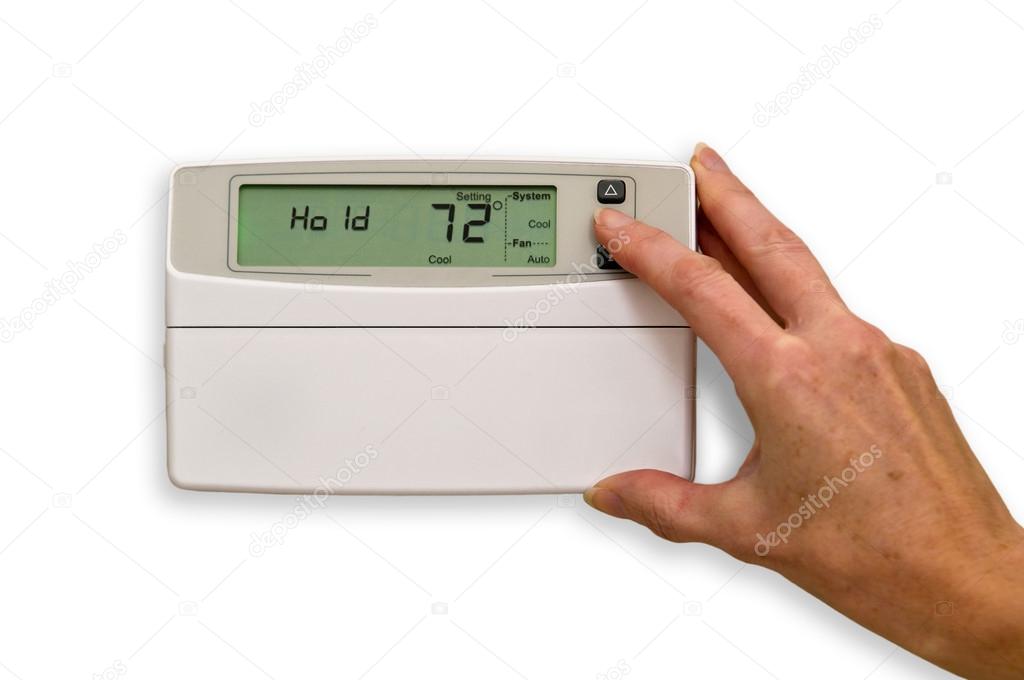 Adjusting thermostat