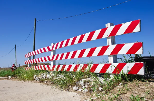 Road barrier — Stock Photo, Image