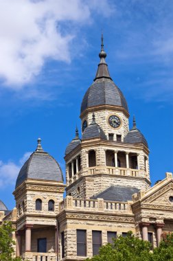 Denton denton, ilçe adliyede texas