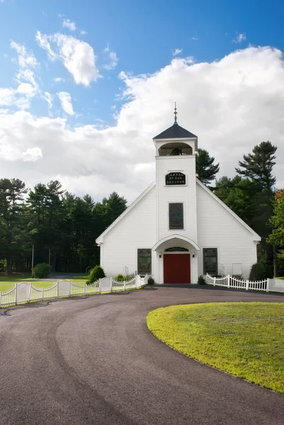 ホワイト田園教会 — ストック写真