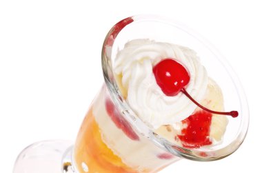 Şeftali melba vanilyalı