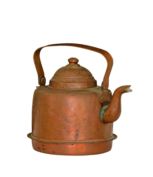 Old copper coffee pot Royalty Free Stock Images