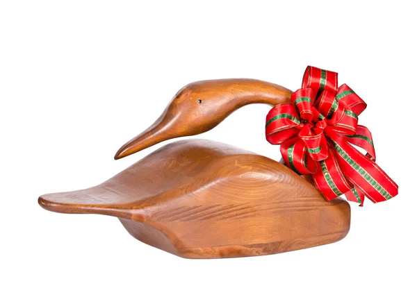 Decorative wooden goose — Stock Photo, Image