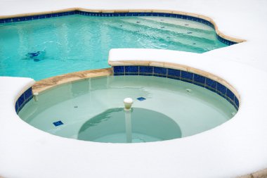 açık Jakuzi veya spa kış