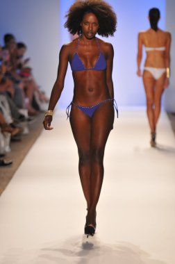 Miami - 23 Temmuz: model yürür wildfox yüzmek koleksiyon ilkbahar yaz 2013 mercedes-benz yüzmek moda hafta 23 Temmuz 2012 için pist miami, fl