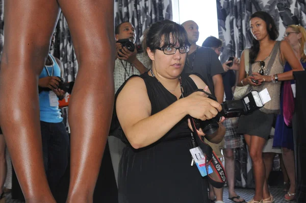 Photographer at Kooey Swimwear Presentation — Stock Photo, Image