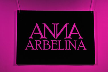 Moskova - 25 Mart: ania arbelina sonbahar kış 2012 sunu sırasında mbfw 25 Mart 2012, Moskova, Rusya