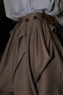 Moskova - 25 Mart: manken kuliste yez yegor zaitsev sonbahar kış 2012 sunu sırasında mbfw 25 Mart 2012, Moskova, Rusya tarafından hazır hale getirilir
