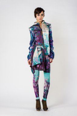 New york - Şubat 10: katya leonovich sonbahar kış 2012 tanıtımı kutusuna lincoln Center'da new york moda haftası 15 Şubat 2012 tarihinde new York'ta bir model teşkil etmektedir