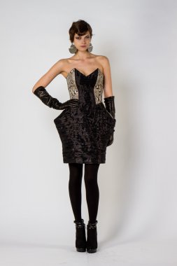 New york - Şubat 10: katya leonovich sonbahar kış 2012 tanıtımı kutusuna lincoln Center'da new york moda haftası 15 Şubat 2012 tarihinde new York'ta bir model teşkil etmektedir