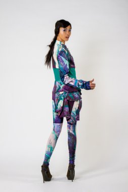 New york - Şubat 10: katya leonovich sonbahar kış 2012 tanıtımı kutusuna lincoln Center'da new york moda haftası 15 Şubat 2012 tarihinde new York'ta bir model teşkil etmektedir