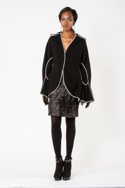 New york - Şubat 10: katya leonovich sonbahar kış 2012 tanıtımı kutusuna lincoln Center'da new york moda haftası 15 Şubat 2012 tarihinde new York'ta bir model teşkil etmektedir