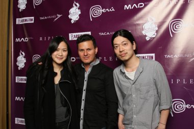 New york - 13 Şubat: sergio davila kırmızı halı sonbahar kış 2012 koleksiyonu sunum için Lounge 48 13 Şubat 2012 tarihinde new york moda haftası sırasında new York