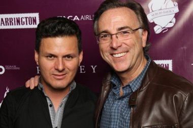 New york - 13 Şubat: sergio davila kırmızı halı sonbahar kış 2012 koleksiyonu sunum için Lounge 48 13 Şubat 2012 tarihinde new york moda haftası sırasında new York