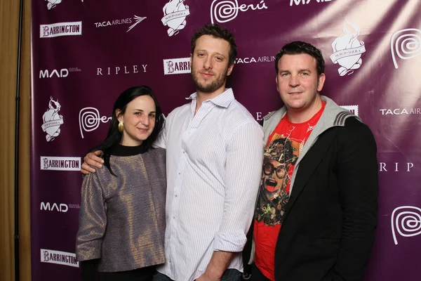 NEW YORK - FEBRUARY 13: Sergio Davila red carpet for Fall Winter 2012 collection presentation at Lounge 48 during New York Fashion Week on February 13, 2012 in New York — Stock Photo, Image