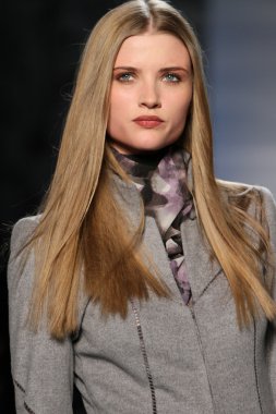 New york - 14 Şubat: model roland sonbahar kış 2012 koleksiyonu sunum lincoln Merkezi new york moda haftası 14 Şubat 2012 tarihinde new York'ta pamella pist yürür