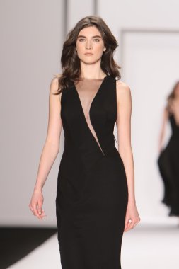 New york - 15 Şubat: j. için pist model yürür mendel düşmek 15 Şubat 2012 NYC new york moda haftasında lincoln Center'da kış 2012 tanıtım