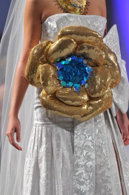 Evgenia luzhina-salazar couture moda haftası 16 Eylül 2012 NY 2013 ilkbahar yaz için waldorf Astoria'da göster
