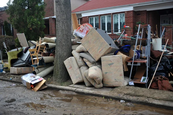 Huracán Sandy en Brooklyn, Nueva York, EE.UU. . —  Fotos de Stock