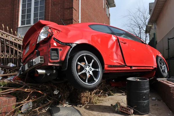 Hurricane Sandy a Brooklyn, New York, Stati Uniti . — Foto Stock