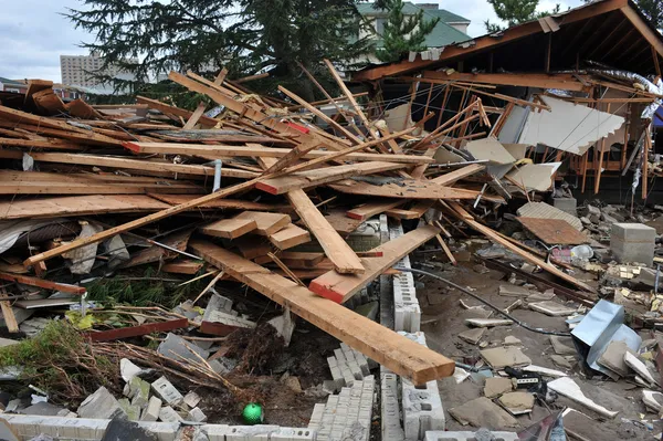 Huracán Sandy en Brooklyn, Nueva York, EE.UU. . —  Fotos de Stock