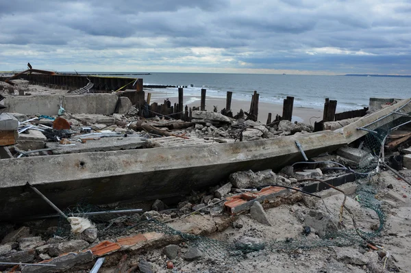 Huracán Sandy en Brooklyn, Nueva York, EE.UU. . —  Fotos de Stock