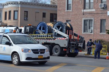 Brooklyn, ny - Kasım 04: superstorm kumlu topraklarda