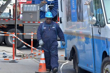 Brooklyn, ny - Kasım 04: superstorm kumlu topraklarda