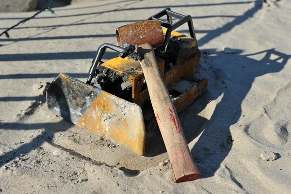 NUEVA YORK, NY - 09 DE NOVIEMBRE: Escenas de las secuelas del huracán Sandy en el Breezy Point parte de Far Rockawayon 9 de noviembre de 2012 en el distrito de Queens de la ciudad de Nueva York . —  Fotos de Stock