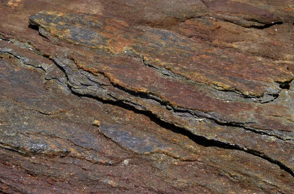 赤い花崗岩の石 — ストック写真