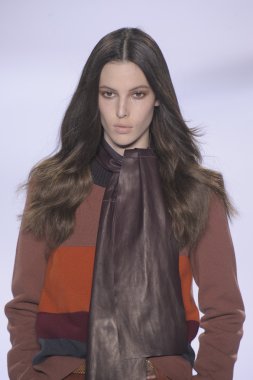 Paris, Fransa - Mart 07: espace ephemere tuileries adlı 7 Mart 2011 de paris, Fransa sonbahar kış 2011 2012 show paris moda haftası sırasında giymeye hazır chloe sırasında pist model yürür