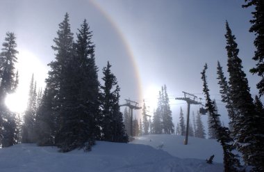 Winter time at Alta ski resort, Utah