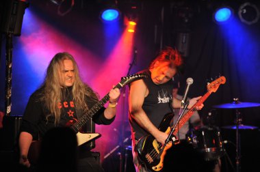 New york-27 Şubat: müzik grubu sexxx bebek altında sahneye webster Hall Rus rock Festivali sırasında 27 Şubat 2013 yılında nyc üzerinde gerçekleştirir